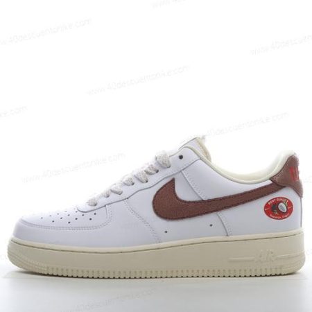 Zapatos Nike Air Force 1 07 LX Low ‘Blanco Marrón’ Hombre/Femenino DJ9943-101