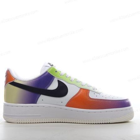 Zapatos Nike Air Force 1 Low 07 ‘Blanco Negro Naranja’ Hombre/Femenino FD0801-100