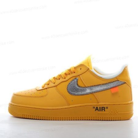 Zapatos Nike Air Force 1 Low 07 Off-White ‘Amarillo Plata’ Hombre/Femenino DD1876-700
