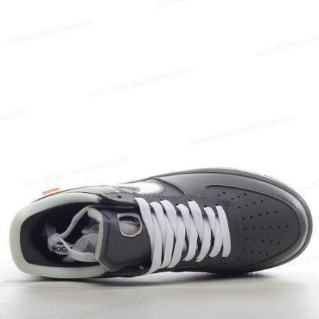 Zapatos Nike Air Force 1 Low 07 Off-White ‘Negro’ Hombre/Femenino AV5210-001