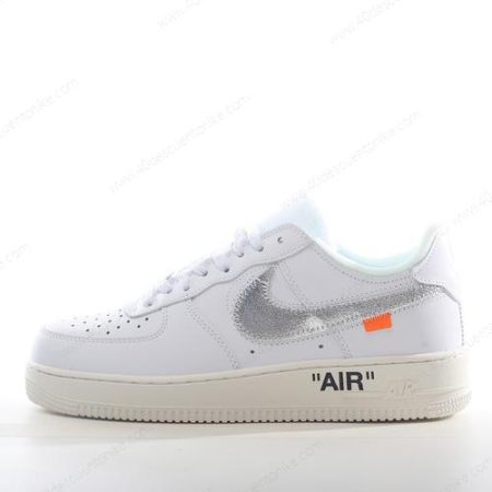Zapatos Nike Air Force 1 Low 07 Off-White ‘Plata Blanca’ Hombre/Femenino AO4297-100