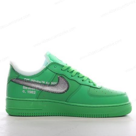 Zapatos Nike Air Force 1 Low 07 Off-White ‘Verde Plata’ Hombre/Femenino DX1419-300