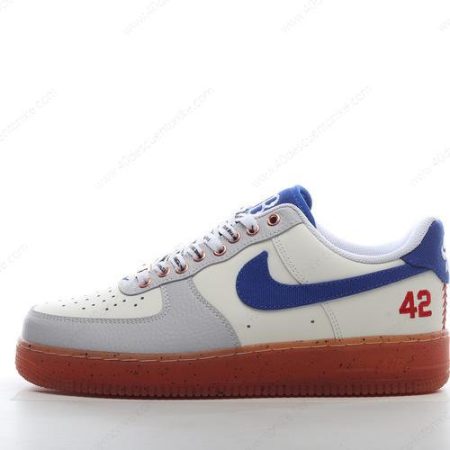 Zapatos Nike Air Force 1 Low ‘Blanco Azul Marrón’ Hombre/Femenino FN1868-100