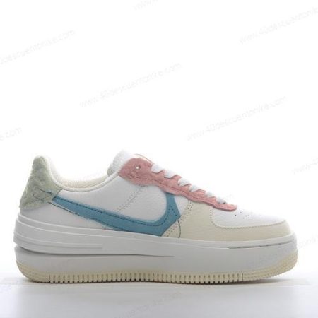Zapatos Nike Air Force 1 PLT.AF.ORM Low ‘Blanco Azul Naranja Rojo’ Hombre/Femenino DX2671-100