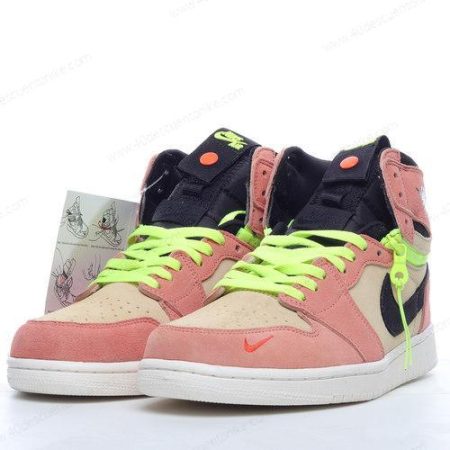 Zapatos Nike Air Jordan 1 High Switch ‘Rosa Negro’ Hombre/Femenino CW6576-800
