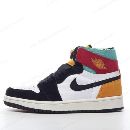 Zapatos Nike Air Jordan 1 High Zoom Air CMFT ‘Negro Blanco Rojo Naranja Verde’ Hombre/Femenino CT0978-016