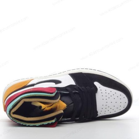 Zapatos Nike Air Jordan 1 High Zoom Air CMFT ‘Negro Blanco Rojo Naranja Verde’ Hombre/Femenino CT0978-016