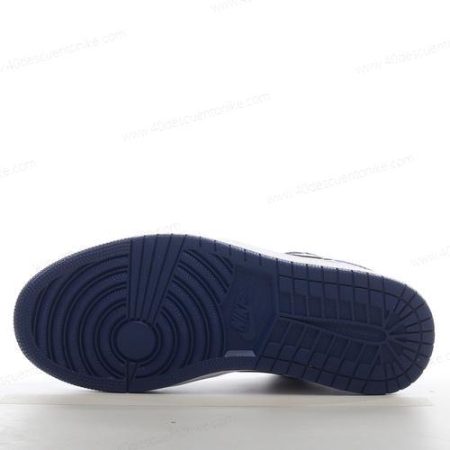 Zapatos Nike Air Jordan 1 Low ‘Azul Gris Blanco’ Hombre/Femenino 553558-412