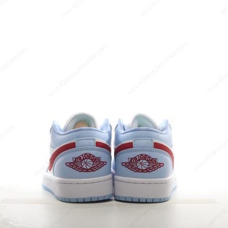 Zapatos Nike Air Jordan 1 Low ‘Azul Gris Blanco Rojo’ Hombre/Femenino DC0774-164