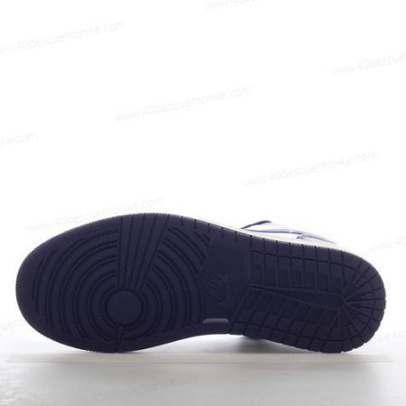 Zapatos Nike Air Jordan 1 Low ‘Azul Oscuro Blanco’ Hombre/Femenino DC0774-502