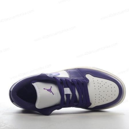 Zapatos Nike Air Jordan 1 Low ‘Azul Oscuro Blanco’ Hombre/Femenino DC0774-502