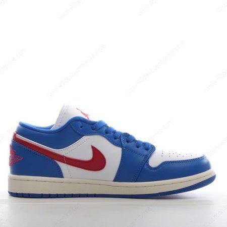 Zapatos Nike Air Jordan 1 Low ‘Azul Rojo Blanco’ Hombre/Femenino DC0774-416