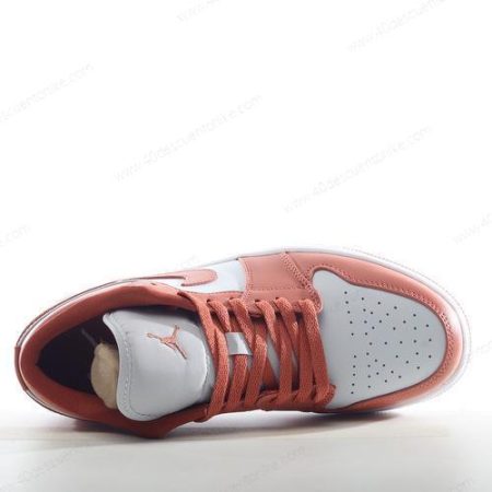 Zapatos Nike Air Jordan 1 Low ‘Blanco Naranja’ Hombre/Femenino DC0774-080
