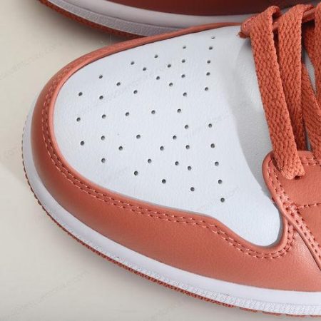 Zapatos Nike Air Jordan 1 Low ‘Blanco Naranja’ Hombre/Femenino DC0774-080