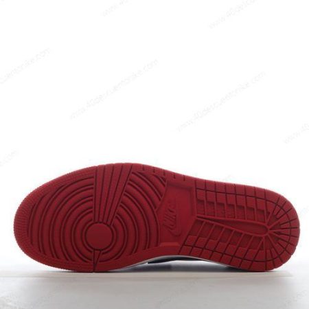 Zapatos Nike Air Jordan 1 Low ‘Blanco Negro Rojo’ Hombre/Femenino DC0774-160