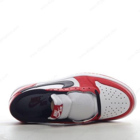 Zapatos Nike Air Jordan 1 Low ‘Blanco Negro Rojo’ Hombre/Femenino DC0774-160