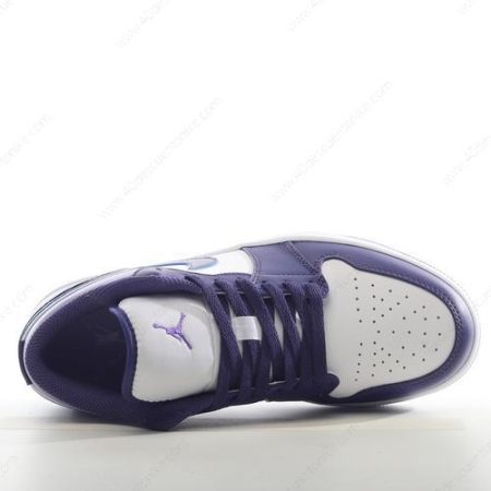 Zapatos Nike Air Jordan 1 Low ‘Blanco Púrpura Claro’ Hombre/Femenino DQ8423-515