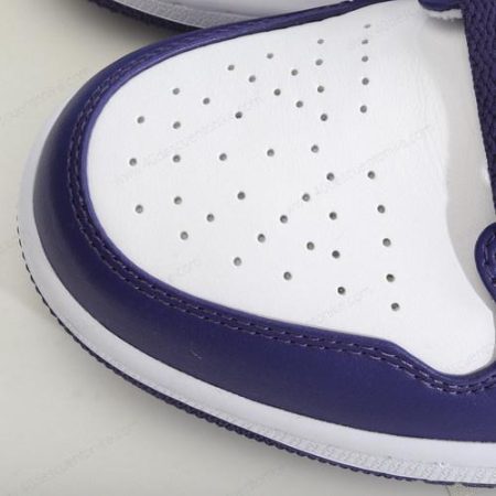 Zapatos Nike Air Jordan 1 Low ‘Blanco Púrpura Claro’ Hombre/Femenino DQ8423-515
