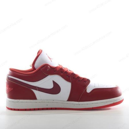 Zapatos Nike Air Jordan 1 Low ‘Blanco Rojo’ Hombre/Femenino FJ3459-160