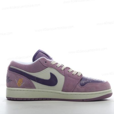 Zapatos Nike Air Jordan 1 Low ‘Blanco Rosa Púrpura’ Hombre/Femenino DR8057-500