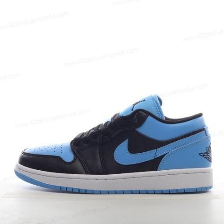 Zapatos Nike Air Jordan 1 Low ‘Negro Azul Blanco’ Hombre/Femenino 553558-041