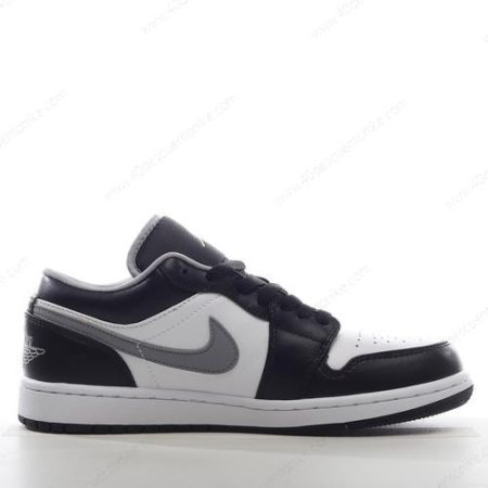 Zapatos Nike Air Jordan 1 Low ‘Negro Gris Blanco’ Hombre/Femenino 553558-040
