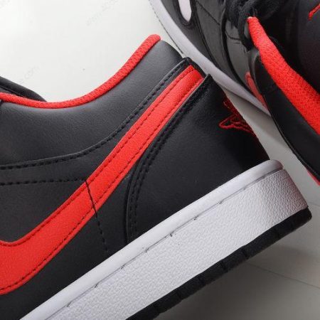 Zapatos Nike Air Jordan 1 Low ‘Negro Rojo Blanco’ Hombre/Femenino 553558-063