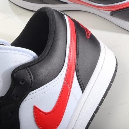 Zapatos Nike Air Jordan 1 Low ‘Negro Rojo Blanco’ Hombre/Femenino DC0774-004