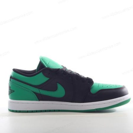 Zapatos Nike Air Jordan 1 Low ‘Negro Verde Blanco’ Hombre/Femenino 553560-065