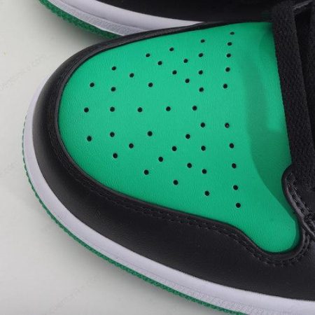 Zapatos Nike Air Jordan 1 Low ‘Negro Verde Blanco’ Hombre/Femenino 553560-065