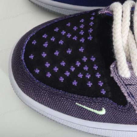 Zapatos Nike Air Jordan 1 Low ‘Púrpura Gris Marrón Verde’ Hombre/Femenino DZ7292-420