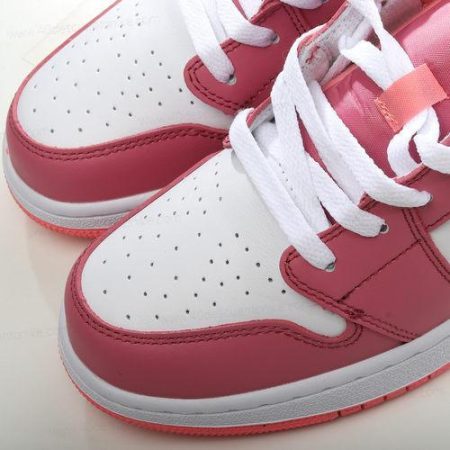 Zapatos Nike Air Jordan 1 Low ‘Rojo Blanco’ Hombre/Femenino 553560-616