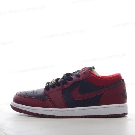 Zapatos Nike Air Jordan 1 Low ‘Rojo Negro Blanco’ Hombre/Femenino 553558-605