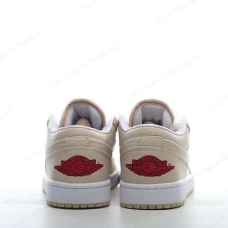 Zapatos Nike Air Jordan 1 Low SE ‘Blanco Negro Rojo’ Hombre/Femenino FB7168-121