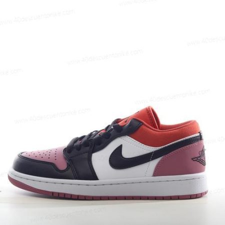Zapatos Nike Air Jordan 1 Low SE ‘Blanco Negro Rosa Rojo’ Hombre/Femenino FB9907-102