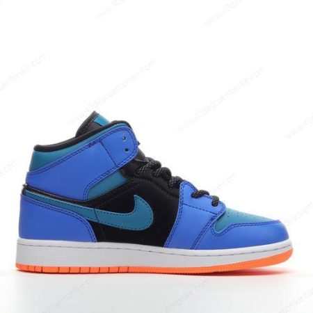 Zapatos Nike Air Jordan 1 Mid ‘Azul Negro’ Hombre/Femenino 554725-440