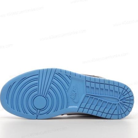 Zapatos Nike Air Jordan 1 Mid ‘Azul Negro’ Hombre/Femenino BQ6472-102
