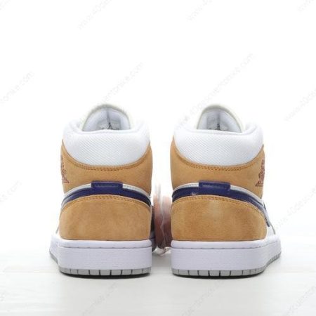 Zapatos Nike Air Jordan 1 Mid ‘Blanco Caqui’ Hombre/Femenino DO6726-100