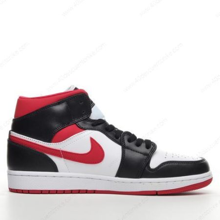 Zapatos Nike Air Jordan 1 Mid ‘Blanco Negro’ Hombre/Femenino 554724-122