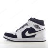 Zapatos Nike Air Jordan 1 Mid ‘Blanco Negro’ Hombre/Femenino 554725-113