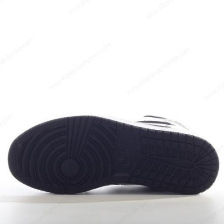 Zapatos Nike Air Jordan 1 Mid ‘Blanco Negro’ Hombre/Femenino 554725-113