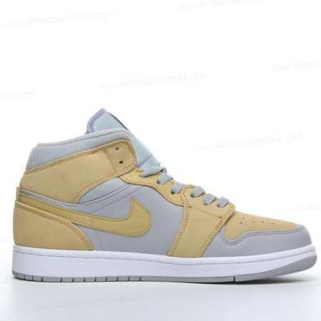 Zapatos Nike Air Jordan 1 Mid ‘Gris Amarillo’ Hombre/Femenino DA4666-001