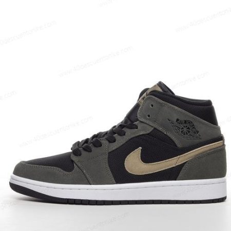 Zapatos Nike Air Jordan 1 Mid ‘Oliva Negro’ Hombre/Femenino BQ6472-030