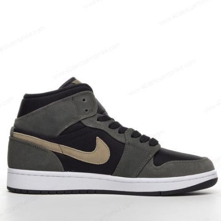 Zapatos Nike Air Jordan 1 Mid ‘Oliva Negro’ Hombre/Femenino BQ6472-030