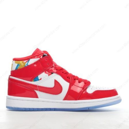 Zapatos Nike Air Jordan 1 Mid ‘Rojo Blanco’ Hombre/Femenino DC7294-600