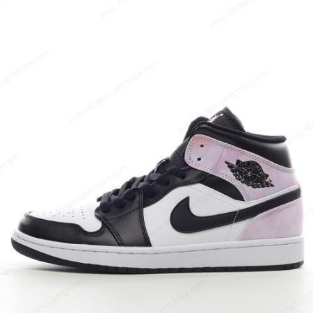 Zapatos Nike Air Jordan 1 Mid SE ‘Negro Blanco Rosa’ Hombre/Femenino DM1200-001