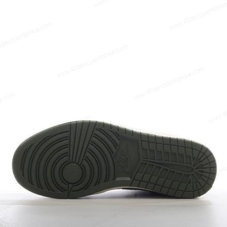 Zapatos Nike Air Jordan 1 Mid SE ‘Negro Naranja Verde Blanco’ Hombre/Femenino FD6817-003