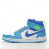 Zapatos Nike Air Jordan 1 Mid SE ‘Verde Azul Blanco’ Hombre/Femenino DA8010-400