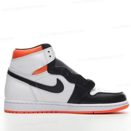 Zapatos Nike Air Jordan 1 Retro High ‘Blanco Naranja Negro’ Hombre/Femenino 555088-180