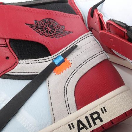 Zapatos Nike Air Jordan 1 Retro High ‘Negro Blanco Rojo’ Hombre/Femenino AA3834-101